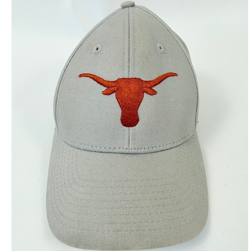 Fan Favorite Texas Longhorns Adjustable Velcro Hat – Gray & Burnt Orange